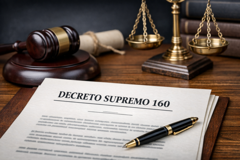 Decreto Supremo 160
