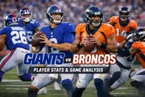 New York Giants vs Denver Broncos Match Player Stats: Complete Game Breakdown