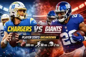 Los angeles chargers vs new york giants match player stats: Epic Game Analysis & Box Score