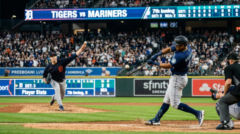 Detroit Tigers vs Seattle Mariners Match Player Stats