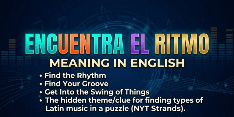 Encuentra el Ritmo
