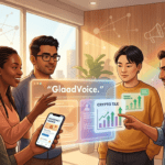 Diverse group using Glaadvoice platform to share messages online.