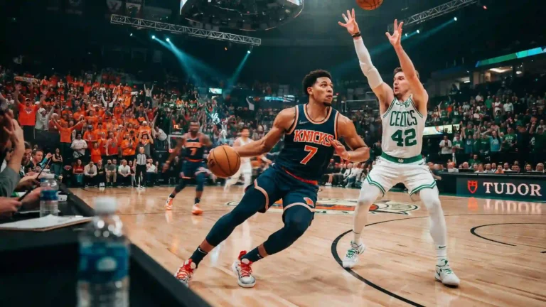 knicks vs boston celtics match player stats