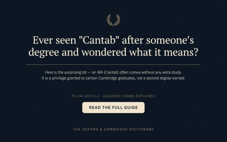 cantab meaning