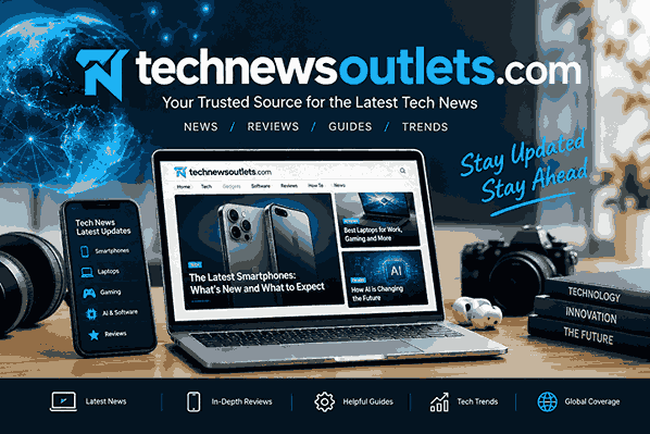 TechNewsOutlets.com technology news website featuring latest tech news, reviews, guides and trends